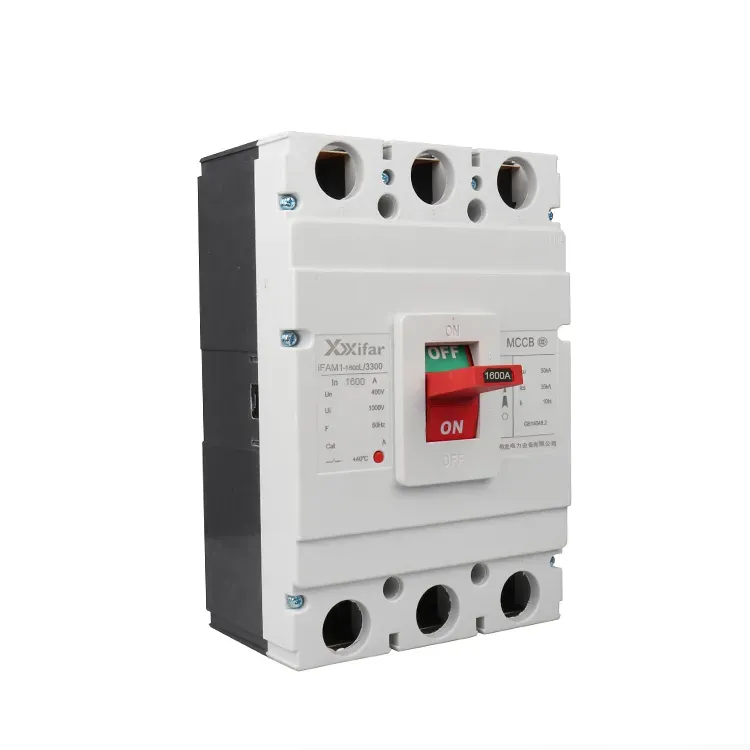 1600 Amp 3-polet Mccb med hjælpekontakter