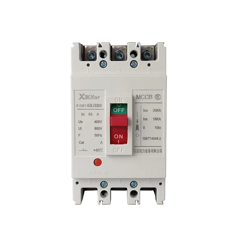 63a 4p Tpn Mccb med hjælpekontakter
