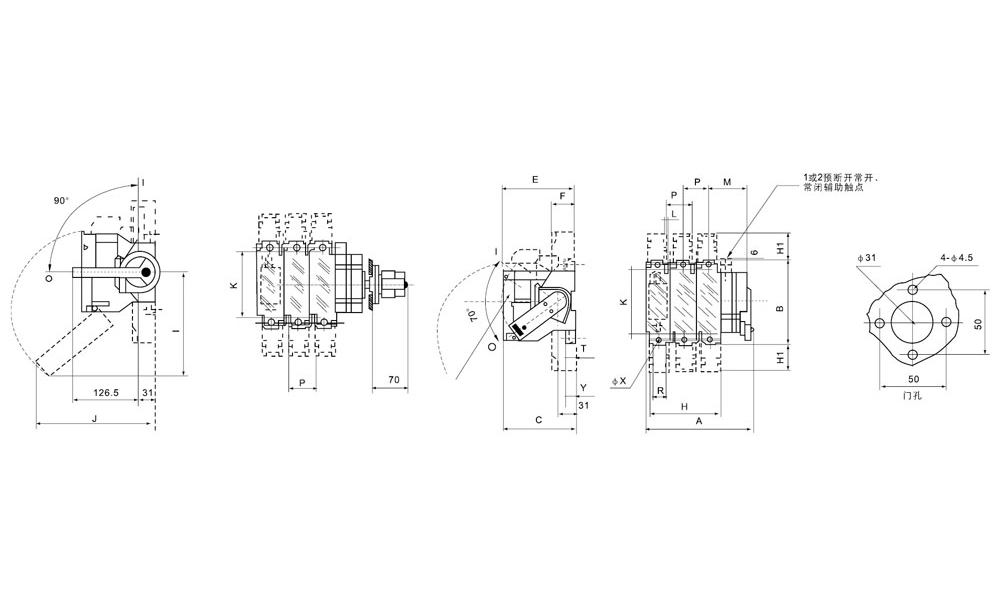 AC Three Phase Fuse Isolator Switch